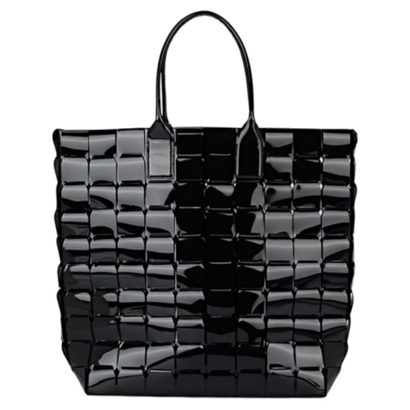 NWoT Bottega Veneta huge glossy leather tote in Bottega Dustbag - Picture 3 of 12